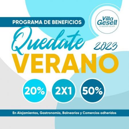 Programa de Beneficios  “QUEDATE VERANO”.