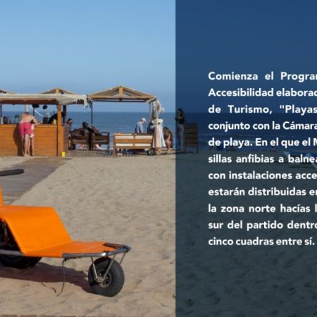 VILLA GESELL VOLVERÁ A DESARROLLAR EL PROGRAMA “PLAYAS ACCESIBLES”