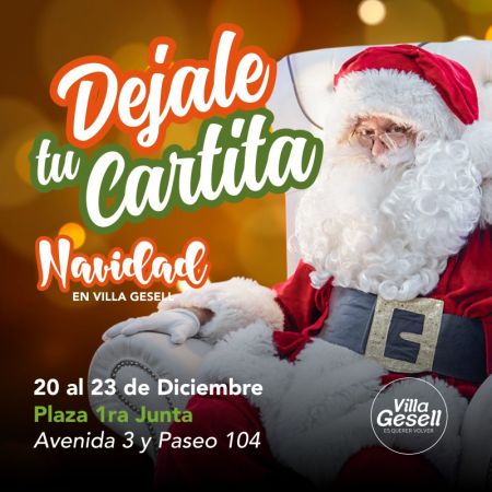 &iexcl;Dejale tu cartita a Pap&aacute; Noel!