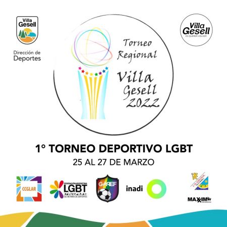 POR PRIMERA VEZ, SE REALIZARÁ UN TORNEO DEPORTIVO LGBT EN VILLA GESELL : 