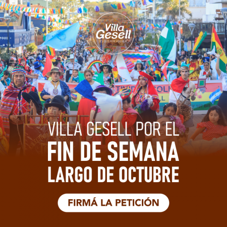 VILLA GESELL POR EL FINDE LARGO DE OCTUBRE