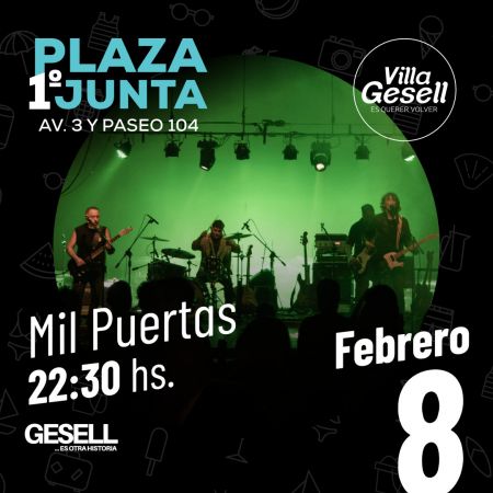 VILLA GESELL SIGUE VIBRANDO DURANTE FEBRERO EN LA PLAZA PRIMERA JUNTA